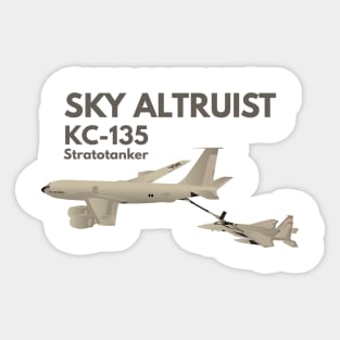 KC-135 Airplane Refueling F-15 Sticker